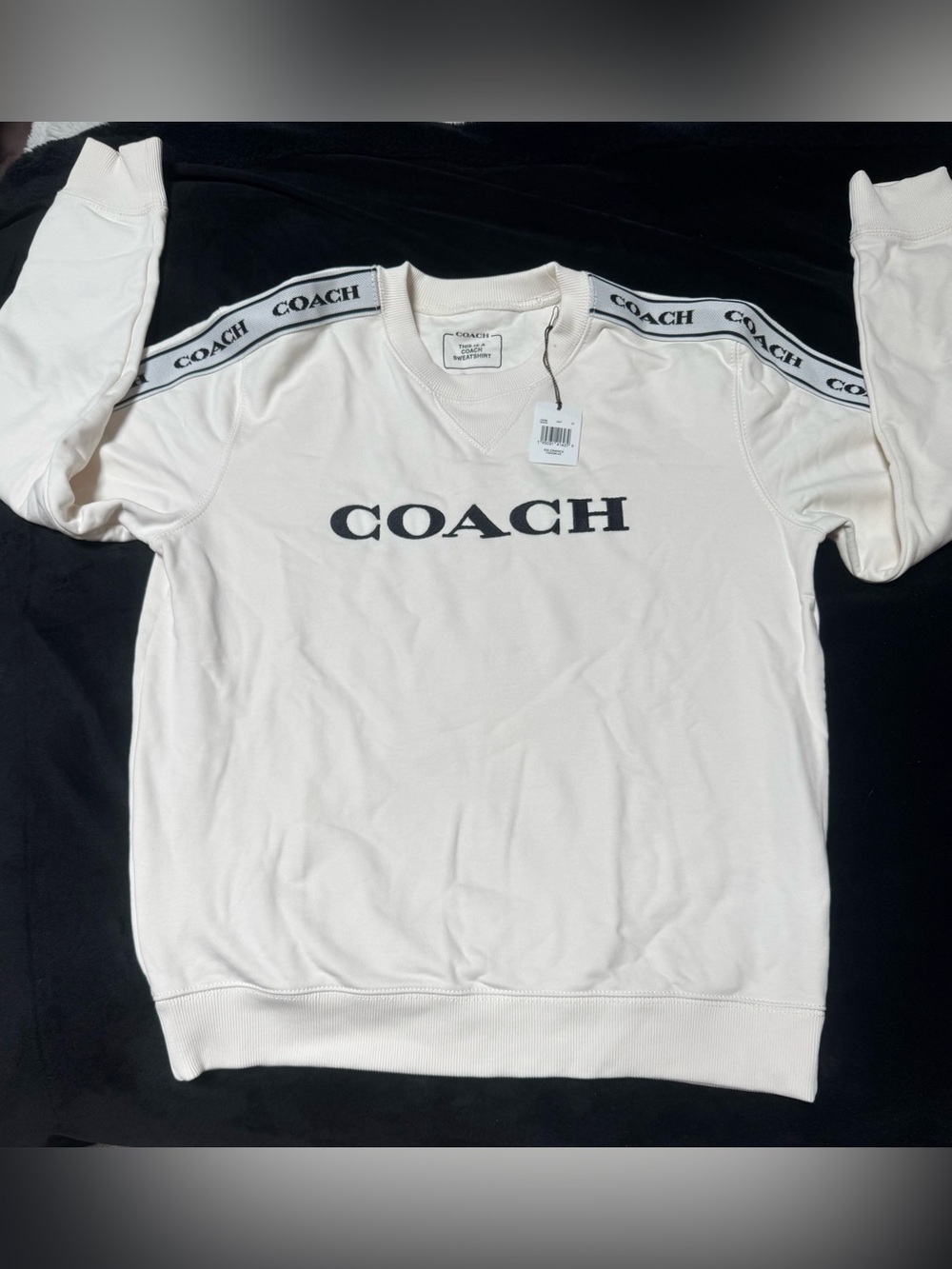 Coach logo tape Crewneck Sweatshirt